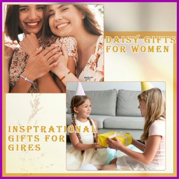 Adjustable Braided Cross Charm Bracelets with Inspirational Cards Set - Picture 7 of 8